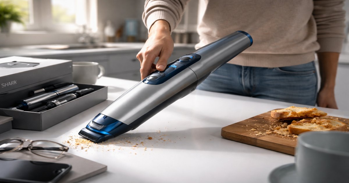 shark cordless in use
