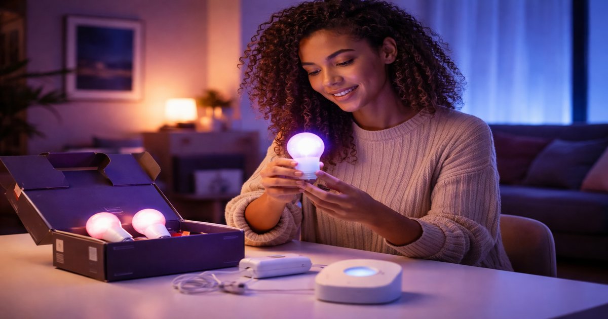 philips hue in use