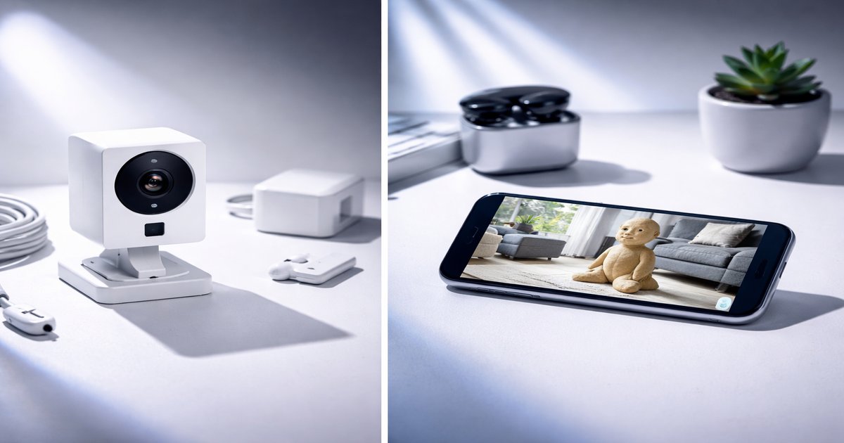 wyze camera in use