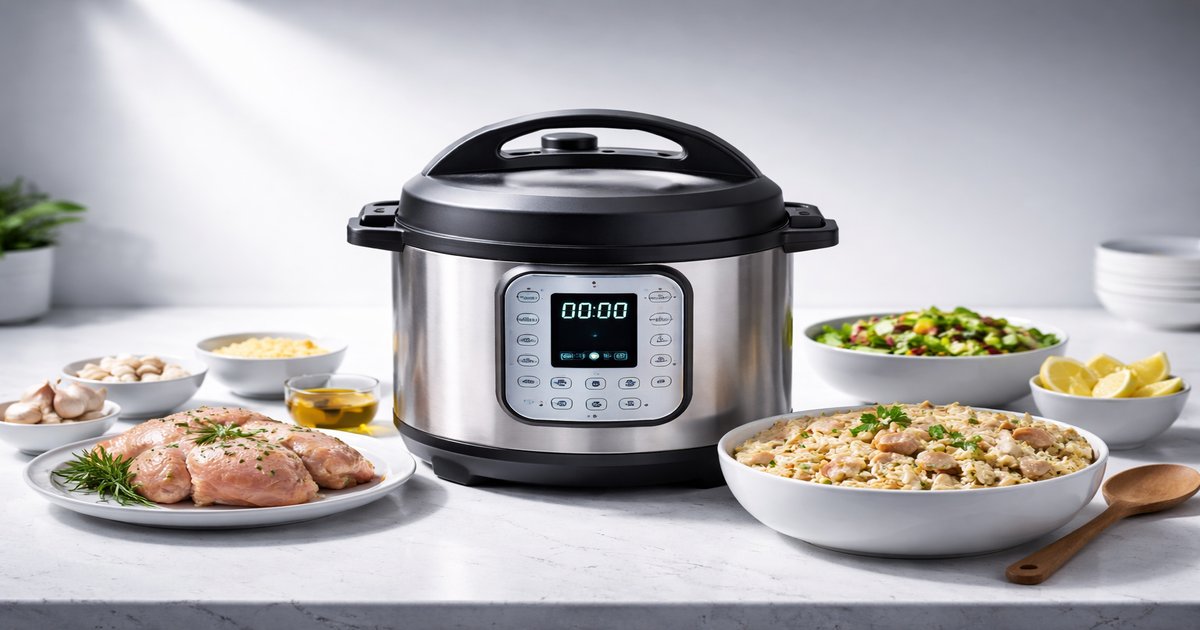 instant pot in use